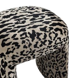 Piper Stool - Leopard Chenille