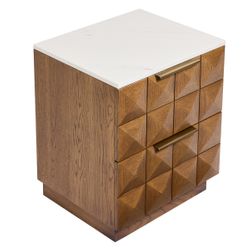 Benedict Walnut Bedside Table Range