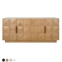 Benedict Natural Oak Buffet - Travertine