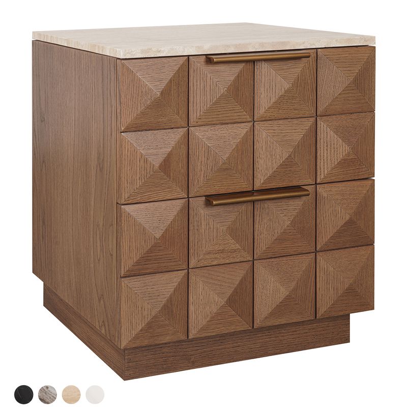 Benedict Walnut Bedside Table Range