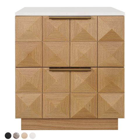 Benedict Natural Oak Bedside Table Range