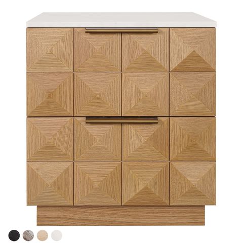 Benedict Natural Oak Bedside Table Range