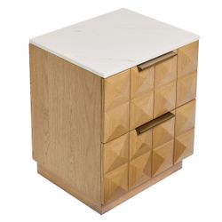 Benedict Natural Oak Bedside Table Range