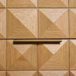 Benedict Natural Oak Bedside Table - Travertine
