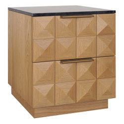 Benedict Natural Oak Bedside Table Range