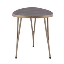 Leila Side Table - Antique Brass