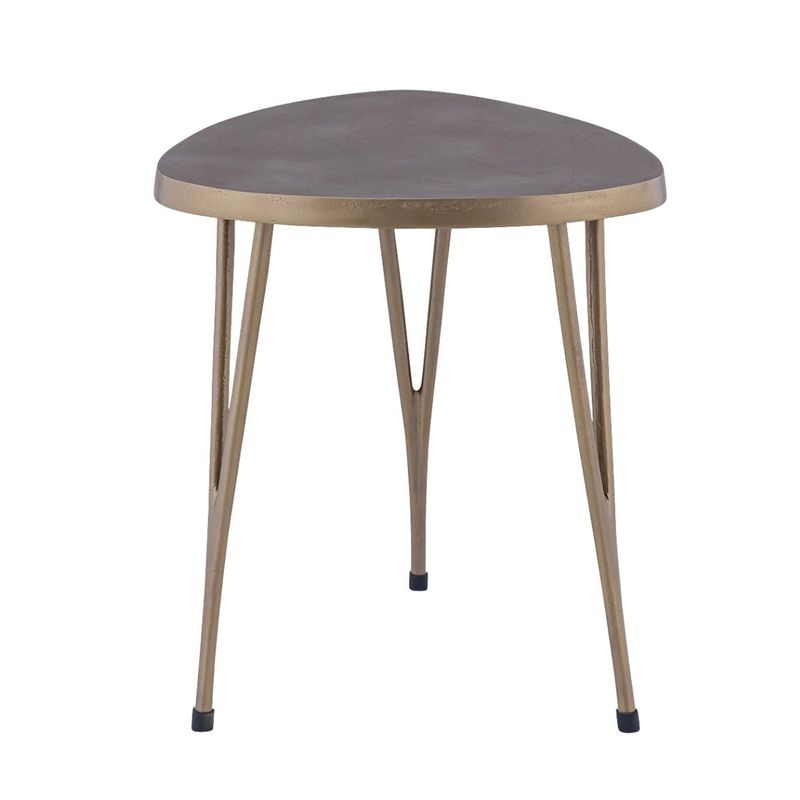 Leila Side Table - Antique Brass