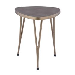 Leila Side Table - Antique Brass