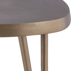 Leila Side Table - Antique Brass
