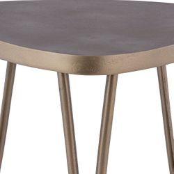 Leila Side Table - Antique Brass