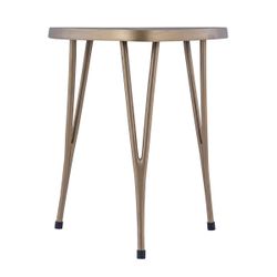 Leila Side Table - Antique Brass