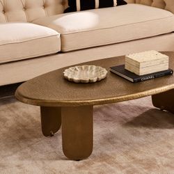 Silas Coffee Table - Antique Gold