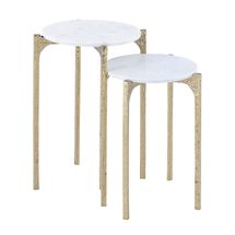 Thea Marble Nesting Side Tables
