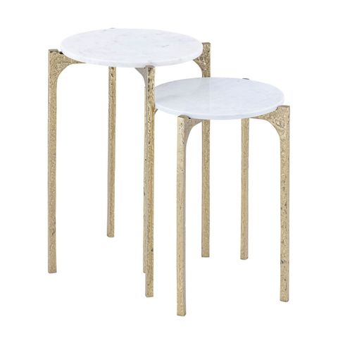 Thea Marble Nesting Side Tables
