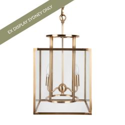 Concord Pendant - Small Brass - OUTLET NSW