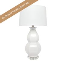 Erica Table Lamp - White - OUTLET NSW