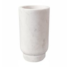 Aries Marble Vase - Large White