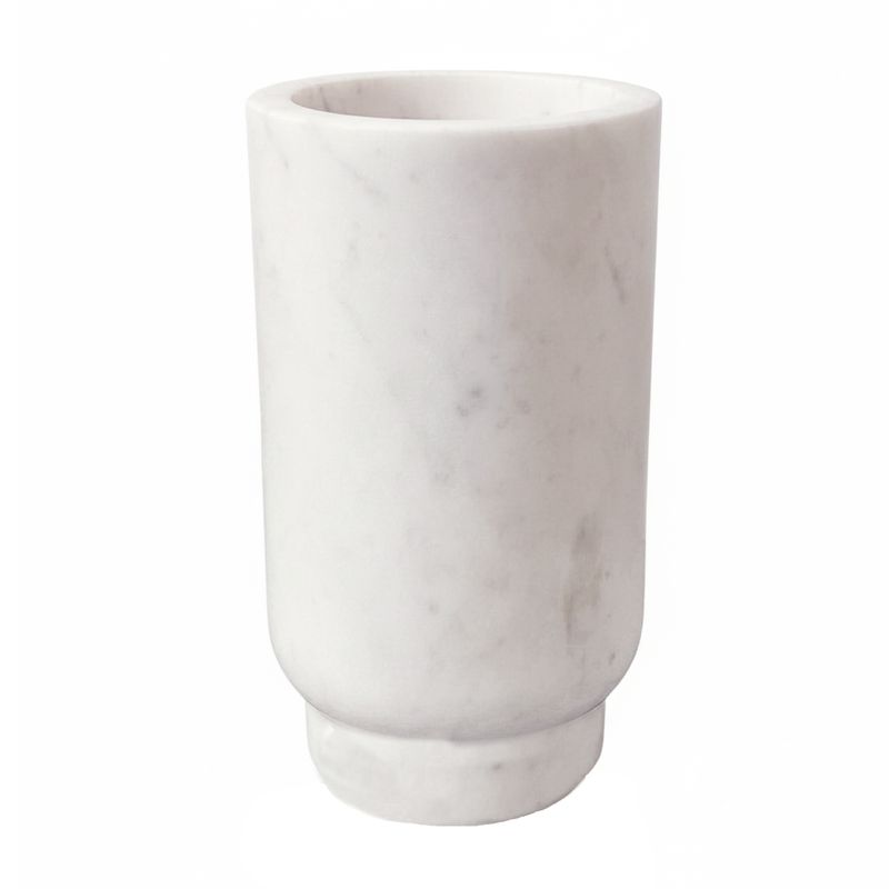 Aries Marble Vase - Large White