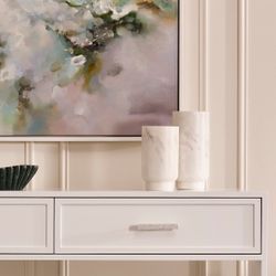 Aries Marble Vase - Large White