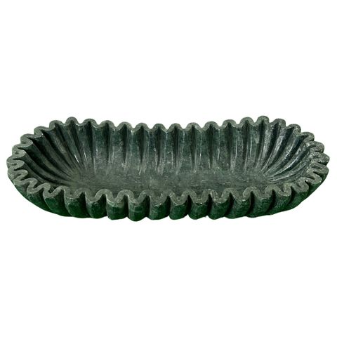 Aster Marble Bowl - Green