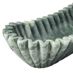 Aster Marble Bowl - Green