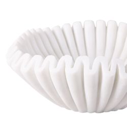 Aster Marble Bowl - White