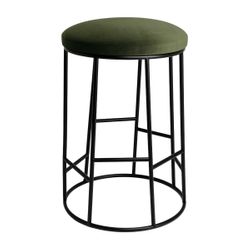Aiden Black Steel Kitchen Stool Range