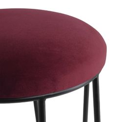 Aiden Black Steel Kitchen Stool Range