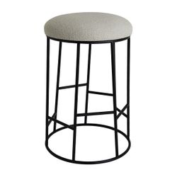 Aiden Black Steel Kitchen Stool Range