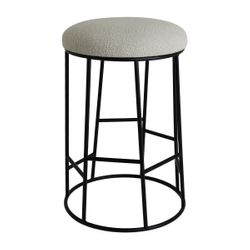 Aiden Black Steel Kitchen Stool Range