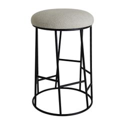 Aiden Black Steel Kitchen Stool Range