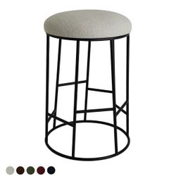 Aiden Black Steel Kitchen Stool Range