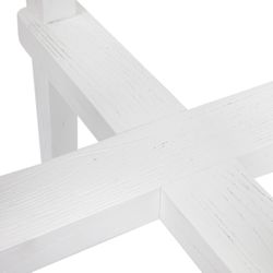 Cape Byron Rattan Kitchen Stool - White - OUTLET NSW