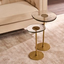 Walker Side Table - Large Gold