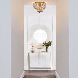 Meadow Lane Beaded Flush Mount - OUTLET NSW