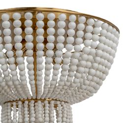 Meadow Lane Beaded Flush Mount - OUTLET NSW
