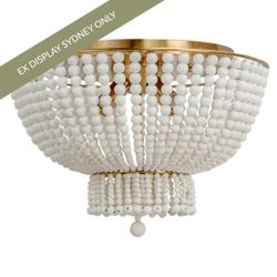 Meadow Lane Beaded Flush Mount - OUTLET NSW