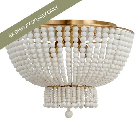 Meadow Lane Beaded Flush Mount - OUTLET NSW