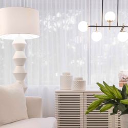 Abstract Floor Lamp - White - OUTLET NSW