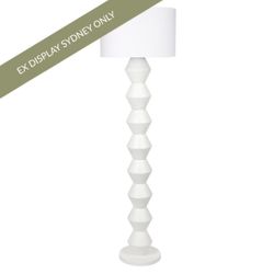 Abstract Floor Lamp - White - OUTLET NSW