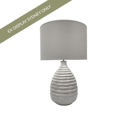 Montego Table Lamp - Ivory - OUTLET NSW