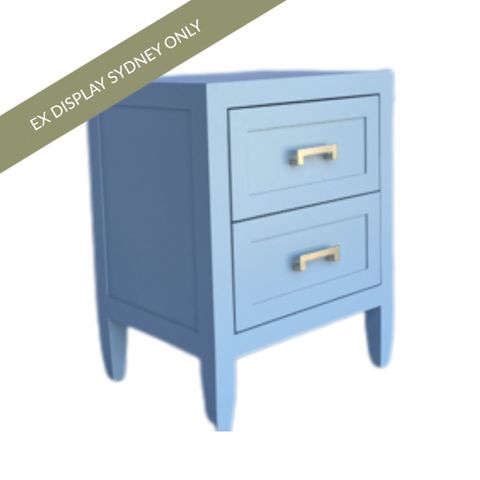 Soloman Bedside Table - Small Duck Egg Blue - OUTLET NSW