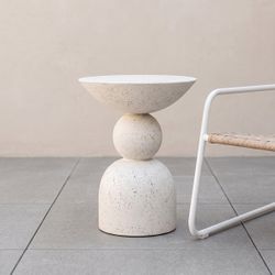 Ravello Side Table - Terrazzo