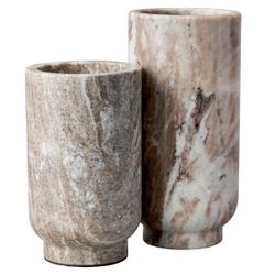 Aries Marble Vase - Small Natural