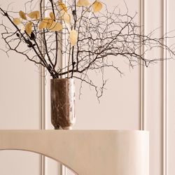 Aries Marble Vase - Large Natural