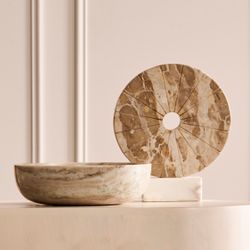 Elara Marble Bowl - Medium