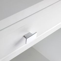 Logan Small White Bedside Table Range