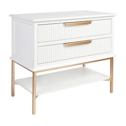Aimee Bedside Table Large White Range