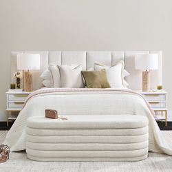 Aimee Bedside Table Large White Range