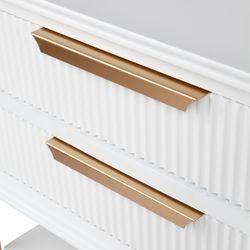 Aimee Bedside Table Large White Range